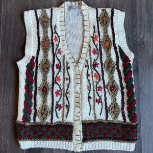 Vintage Handknit Huntington Ridge Vest